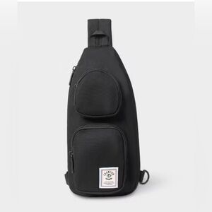 Champion Canvas Black Sling Bag